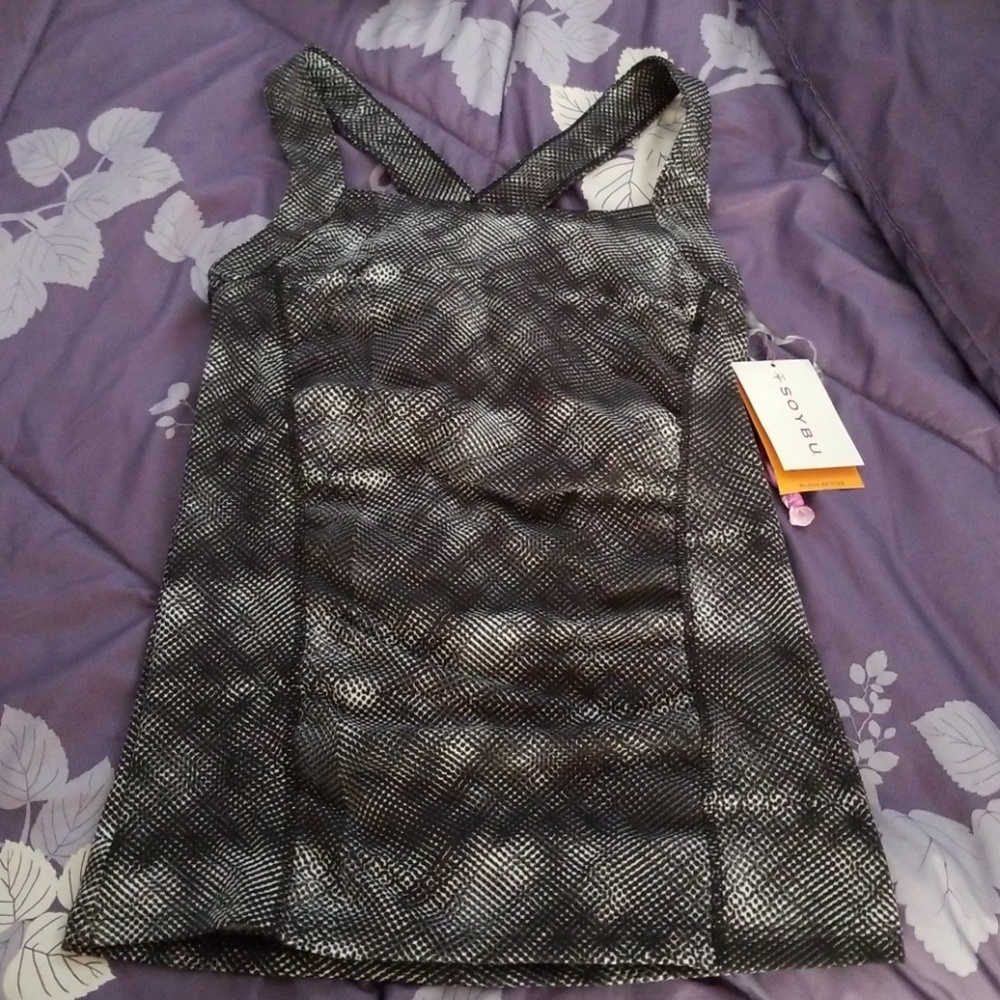 NWT Womens Soybu Alicia yoga tank top sz Small
